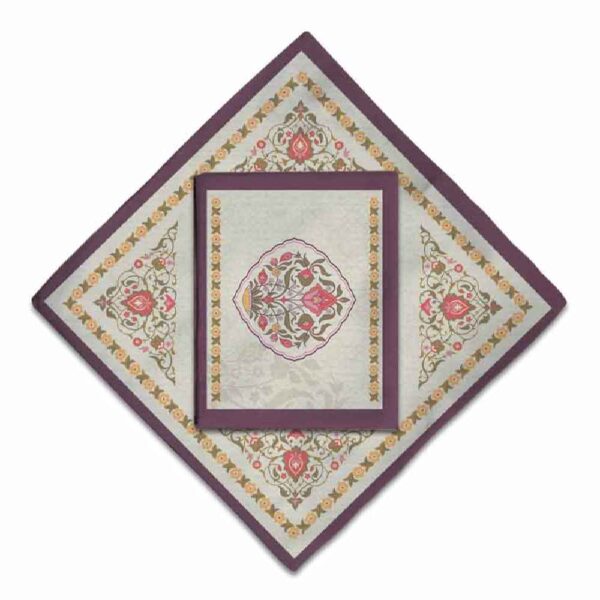 سجادة صلاة محمولة للمسلمين بحجم جيب ومحمولة سجادة إسلیمي باللون الكريم