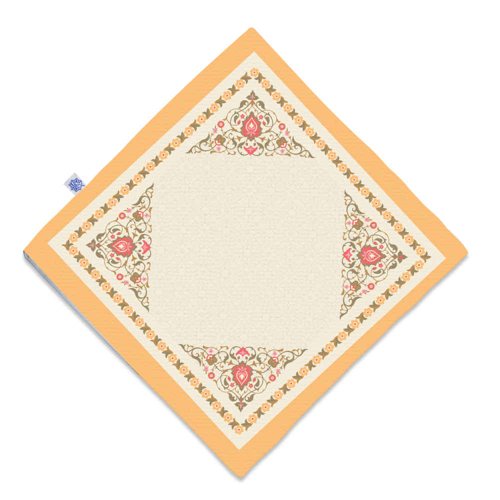 سجادة صلاة محمولة للمسلمين بحجم جيب ومحمولة سجادة إسلیمي باللون الكريم