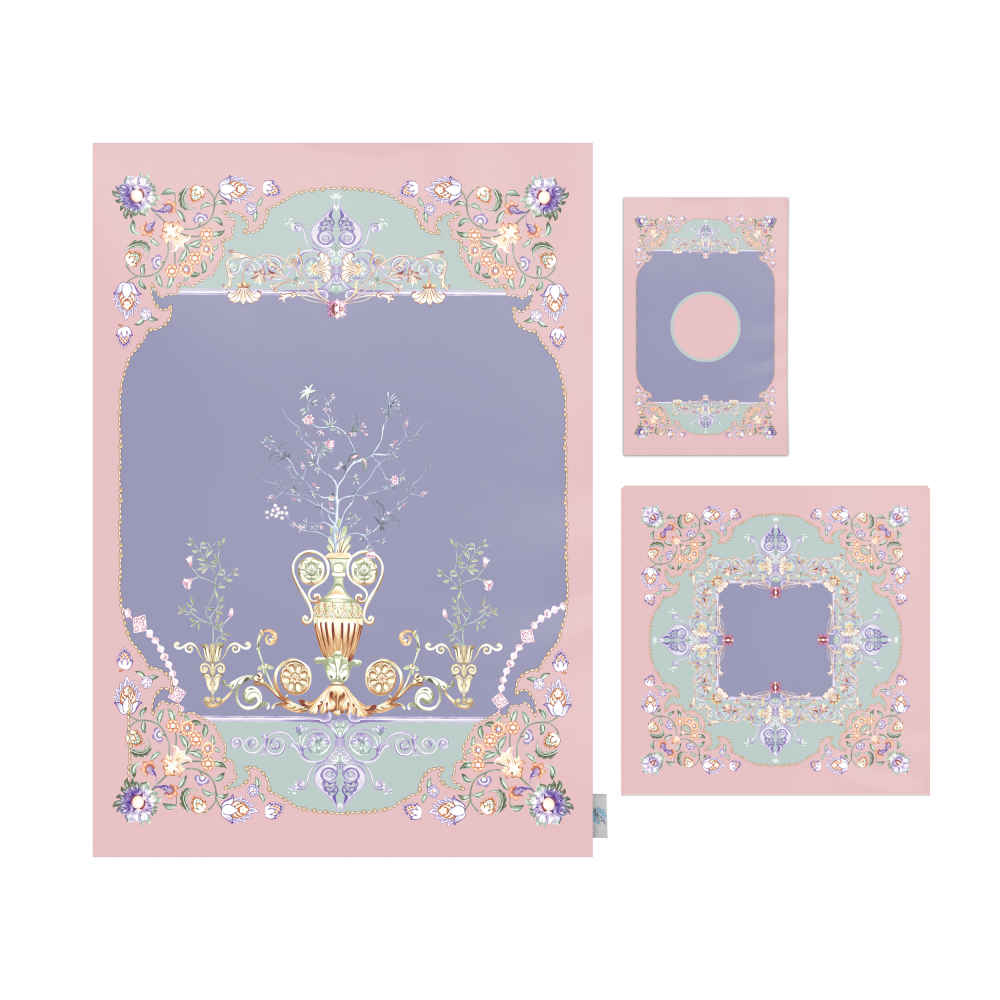 سجادة الصلاة الإسلامية بالمخمل الخفيف الساجدة بتصميم الإسليمي