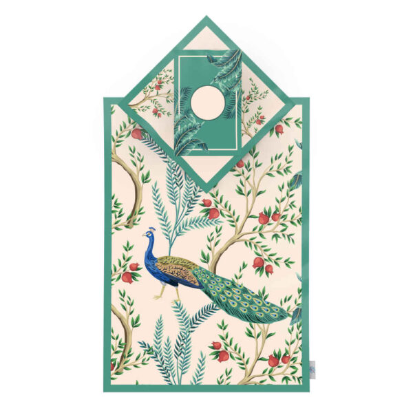 سجادة الصلاة الإسلامية بالمخمل الخفيف الساجدة بتصميم الطيور والزهور