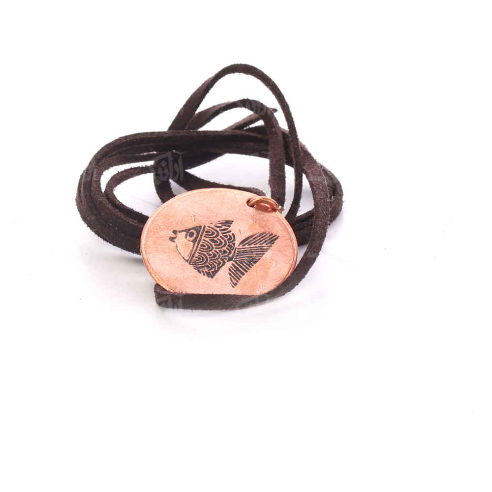 قلادة نحاسية إيرانية رمزية فنية – ماهي