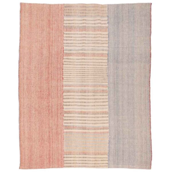 سجادة جاجيم إيرانية أصيلة منسوجة بخطوط موديل تافا