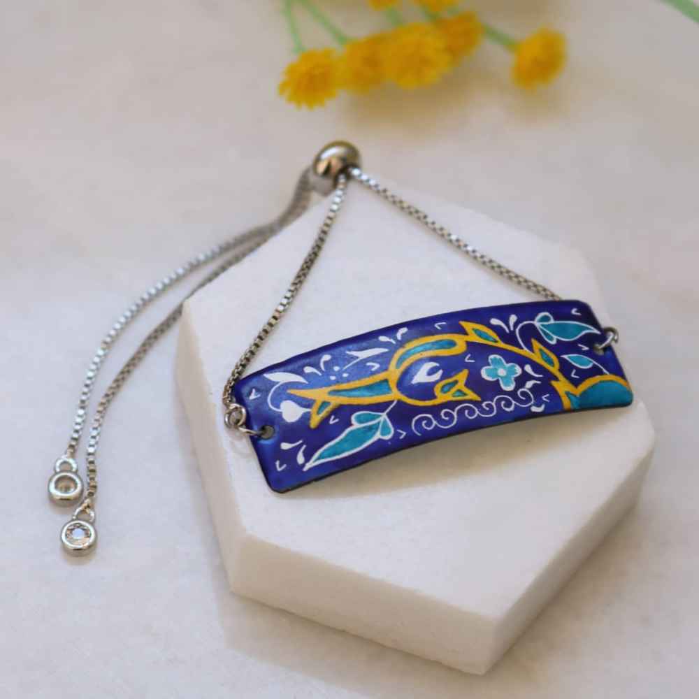 مجموعة مجوهرات إيرانية من ميناکاری موديل أرغوان