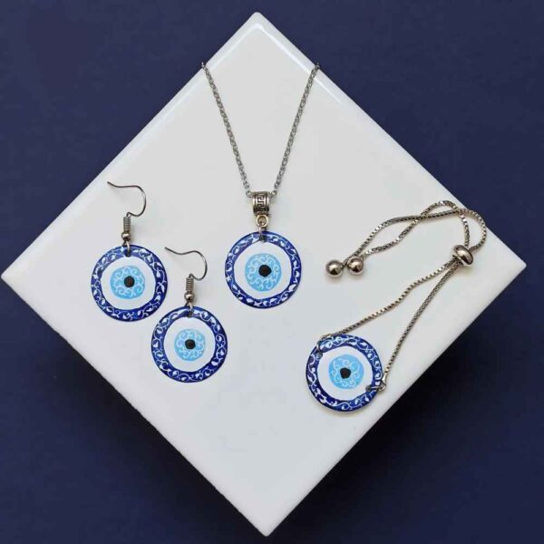 مجموعة مجوهرات إيرانية من ميناکاری موديل عين الناز