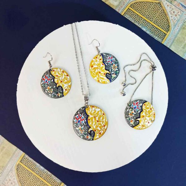 مجموعة مجوهرات إيرانية من ميناکاری موديل حوا