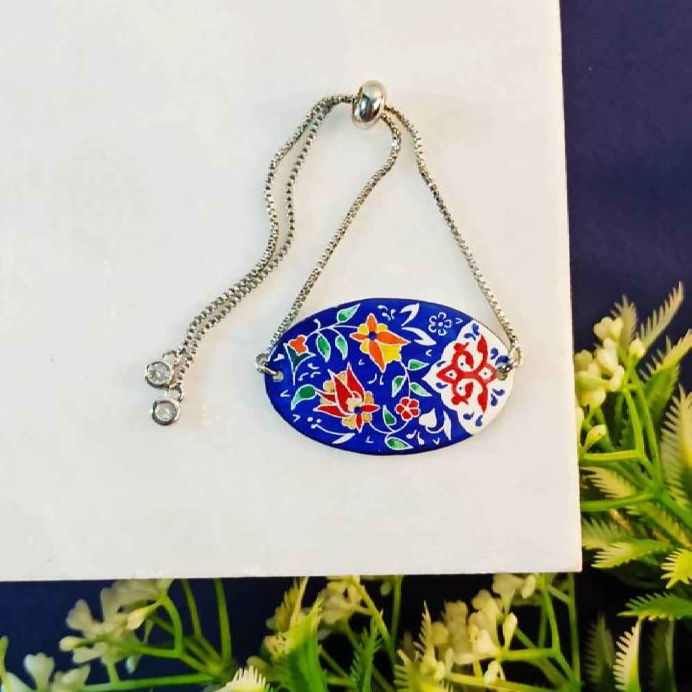 مجموعة مجوهرات إيرانية من ميناکاری موديل لاجورد