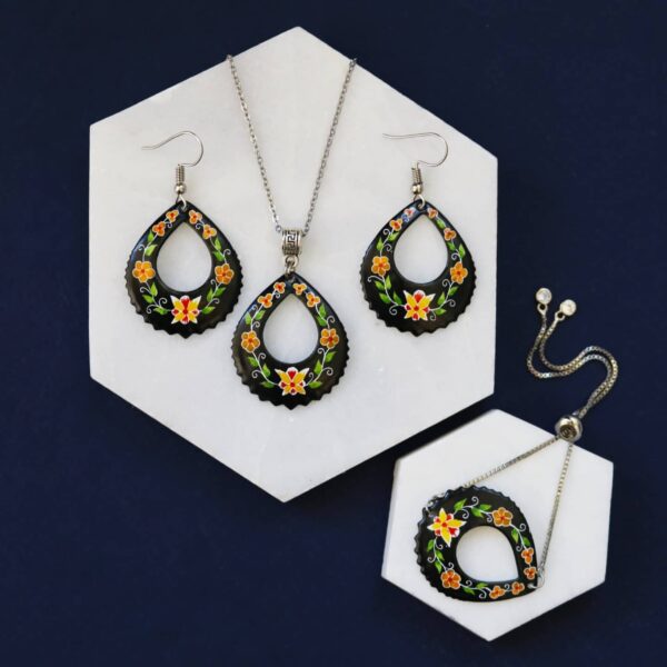 مجموعة مجوهرات إيرانية من ميناکاری موديل مهفر