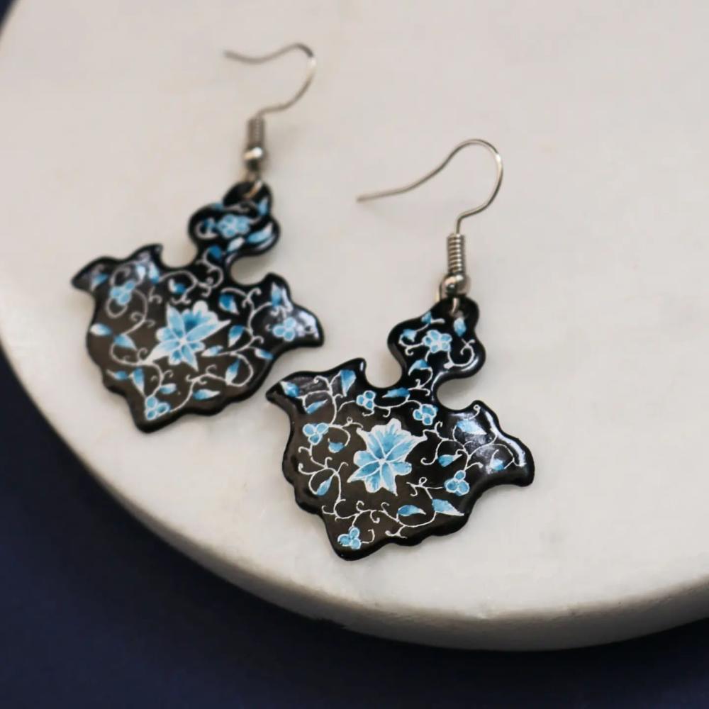 مجموعة مجوهرات إيرانية من ميناکاری موديل مهتاب