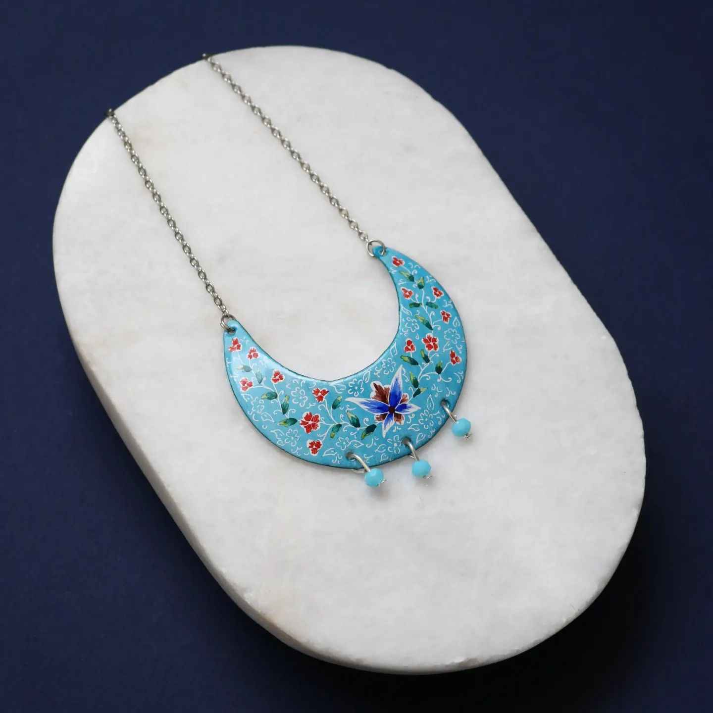 مجموعة مجوهرات إيرانية من ميناکاری موديل نیل