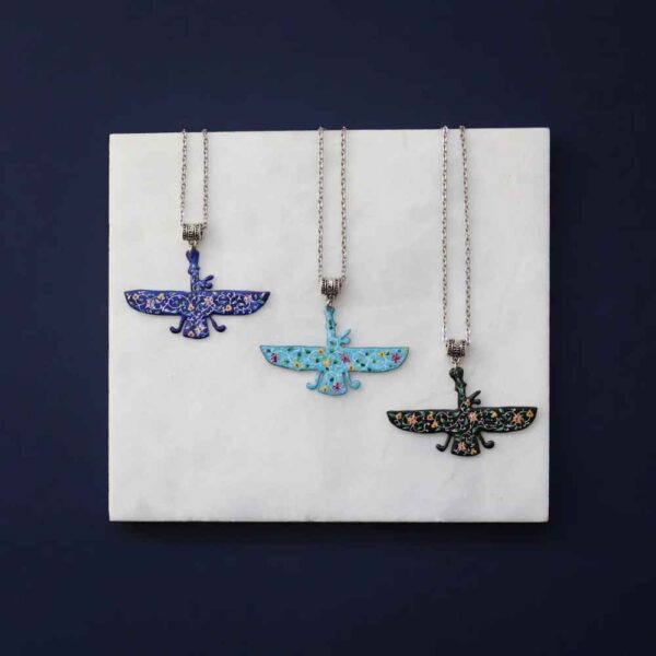 قلادة إيرانية تصميم بسيط - رمز زرادشتي فارفاهار