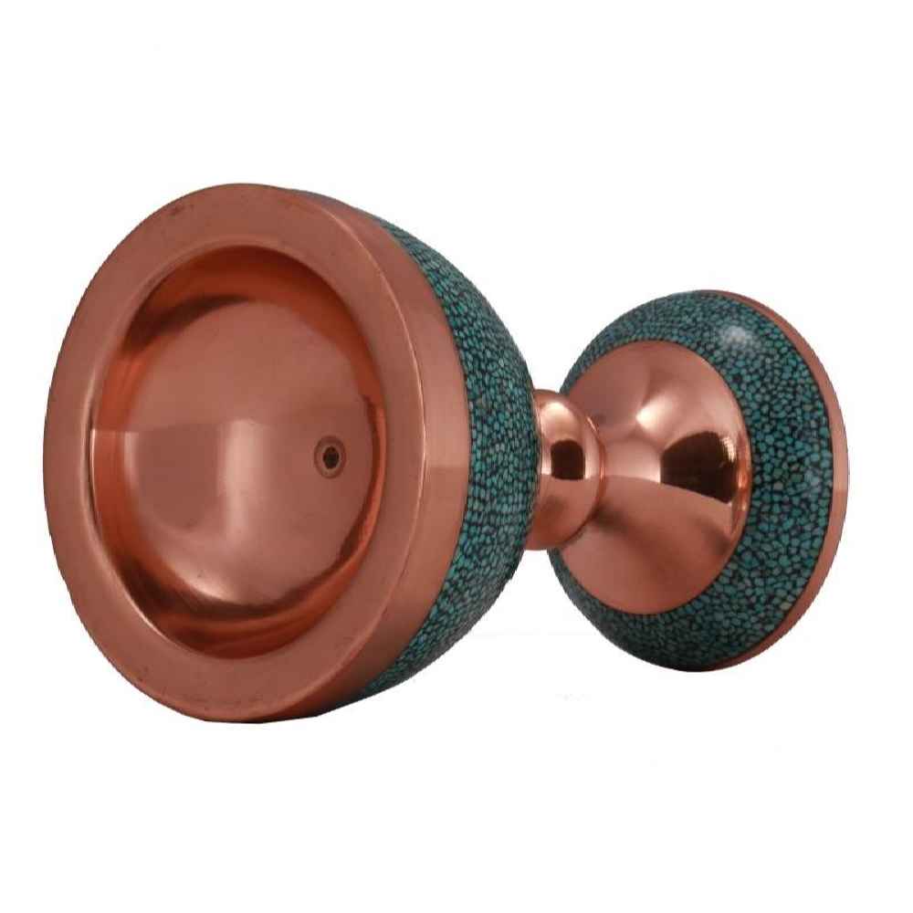 وعاء زخرفي إيراني مصنوع يدويًا بالخرز الفيروزي حامد