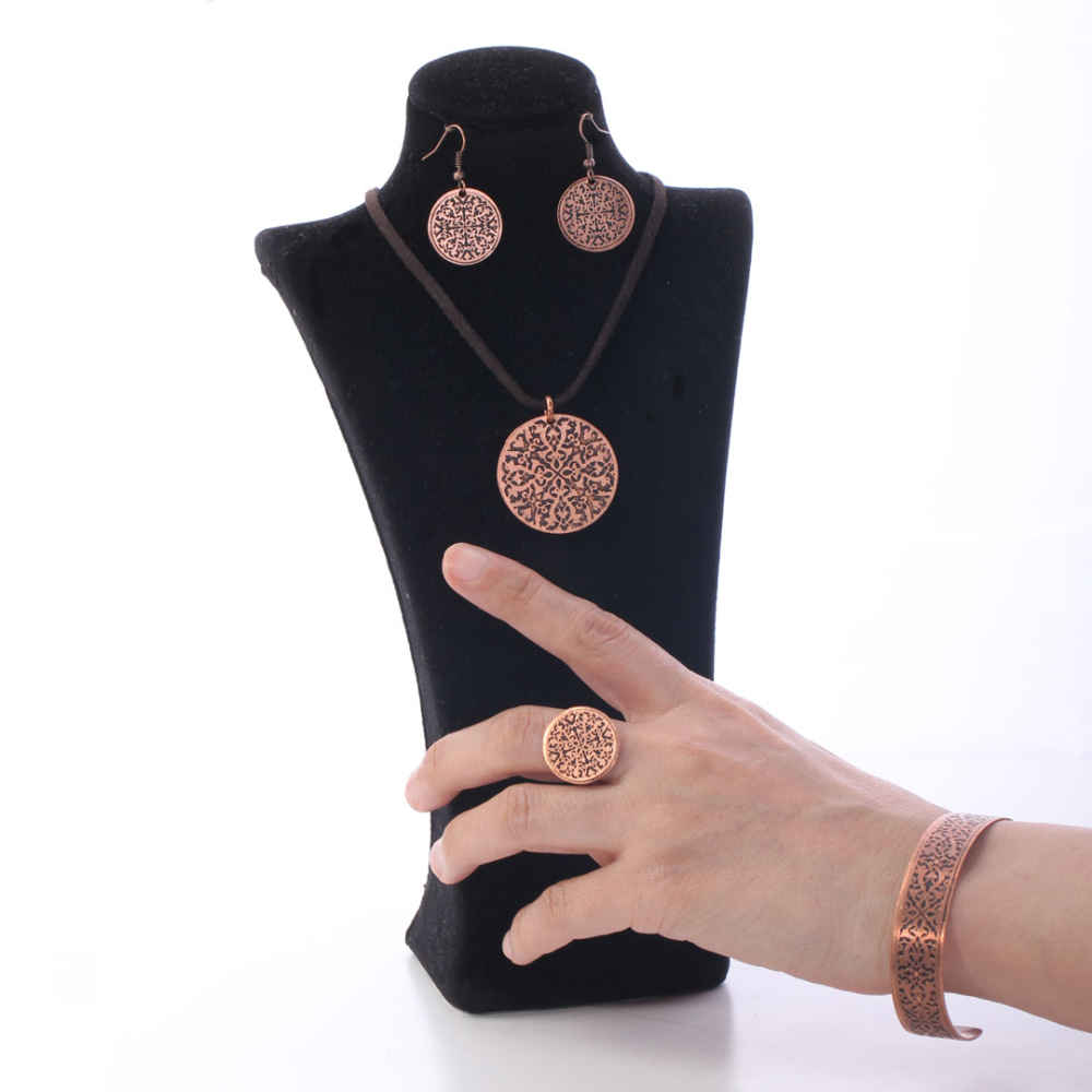 مجموعة مجوهرات نحاسية موديل إسلامي