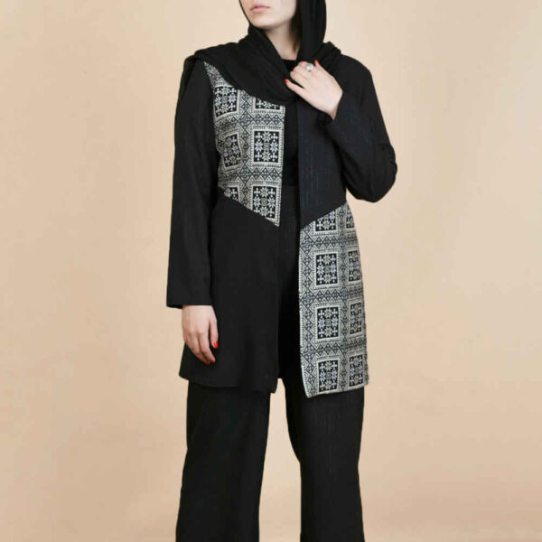 مجموعة مانتو إيراني مع بنطلون موديل بوان