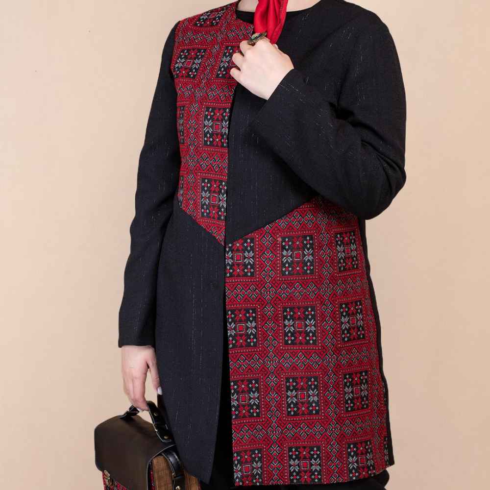 مجموعة مانتو إيراني مع بنطلون موديل بوان