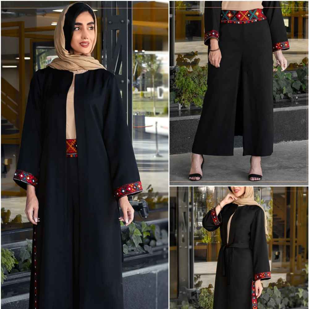 مجموعة مانتو إيراني مع بنطلون موديل ديليزيه