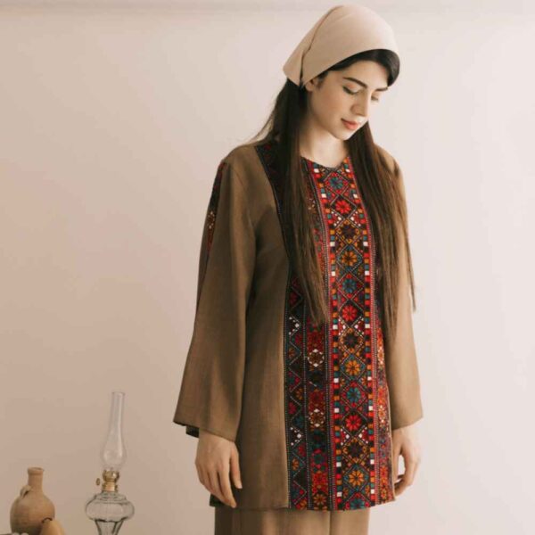 مجموعة مانتو إيراني مع بنطلون موديل غلاراه