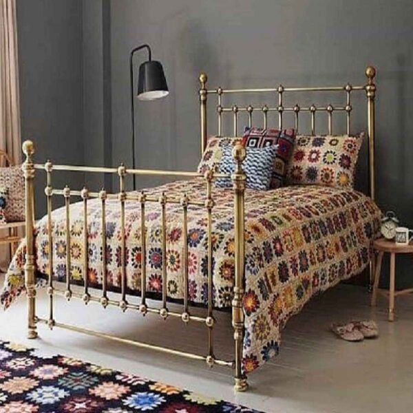 مفرش سرير كروشيه من القطن - بطانية ملونة بأسلوب أفغاني - أريزو