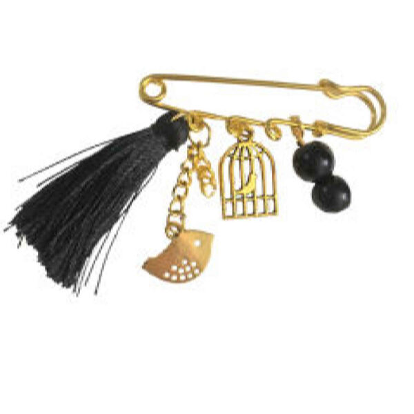 دبوس أمان للأطفال – رمز مورغ أيمين للحظ السعيد