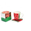 مجموعة هدايا محفظة كوب وحامل فنجان
