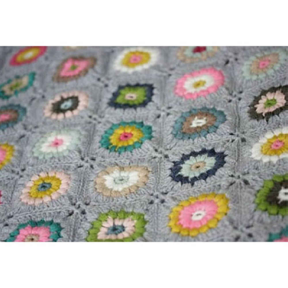 لحاف كروشيه للكنبة والسرير بوهو متقلب دلبار