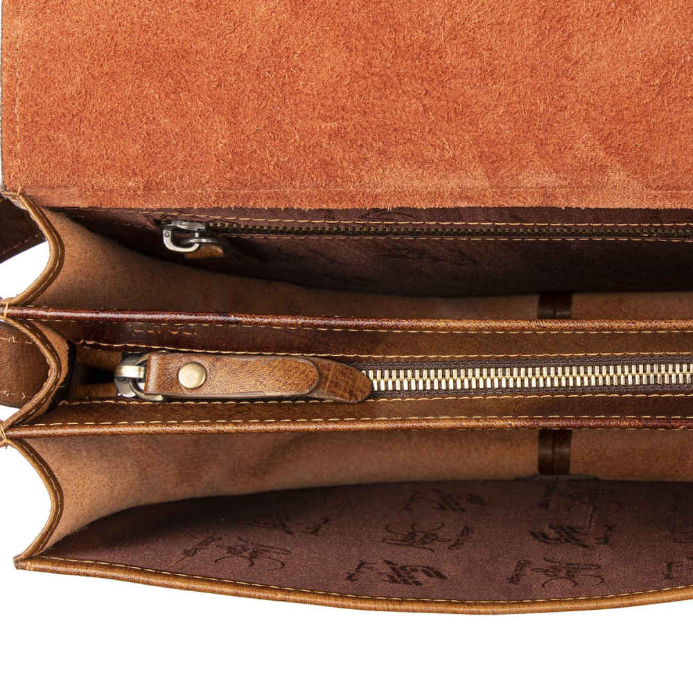 حقيبة كروس بودي فاخرة من الجلد المصنوع يدويًا – تصميم أيناز