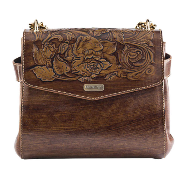 حقيبة كروس بودي فاخرة من الجلد المصنوع يدويًا - تصميم دورين