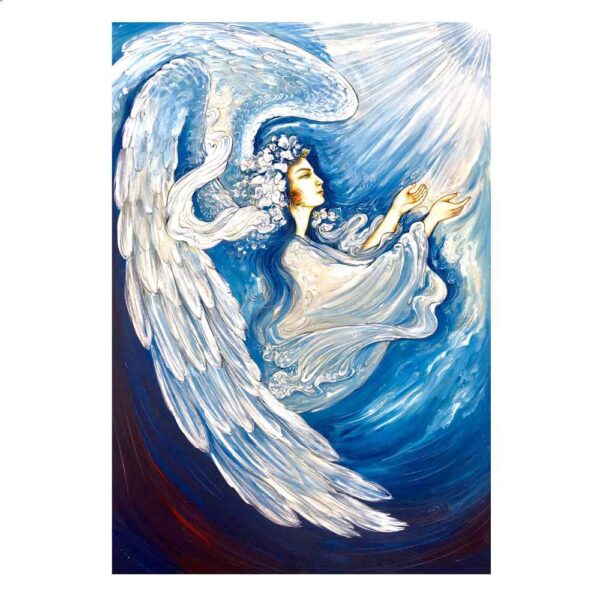 الرسم التصويري منمنمة فارسية الأصلي: ألوان مائية على الكرتون - نيايش بواسطة رسول مطمضي