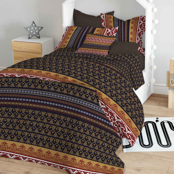 مجموعة مفروشات سرير مزدوجة الحجم - فلورا