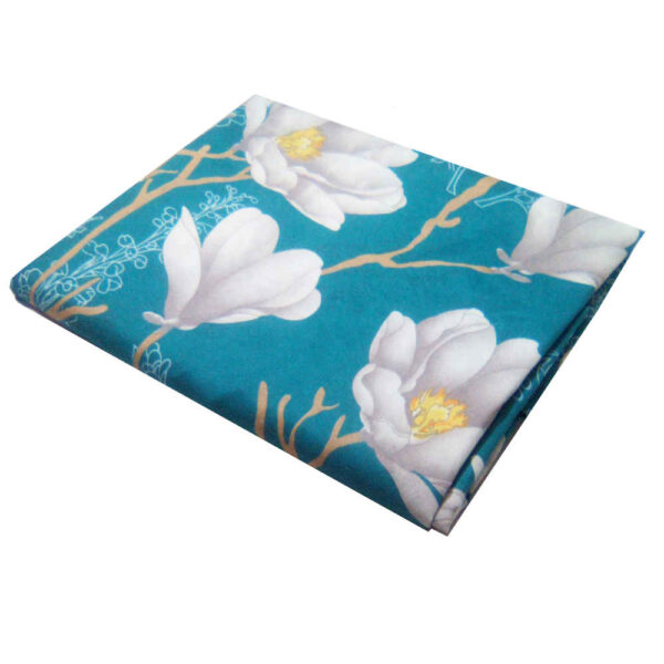 ملاءة سرير مسطحة مزدوجة من القطن – ناعمة وقوية، داريا