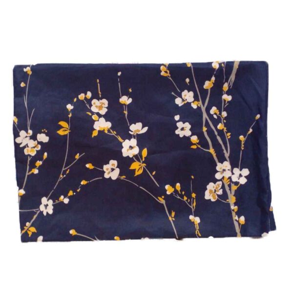 ملاءة سرير مسطحة مزدوجة من القطن – ناعمة وقوية، شكوفه