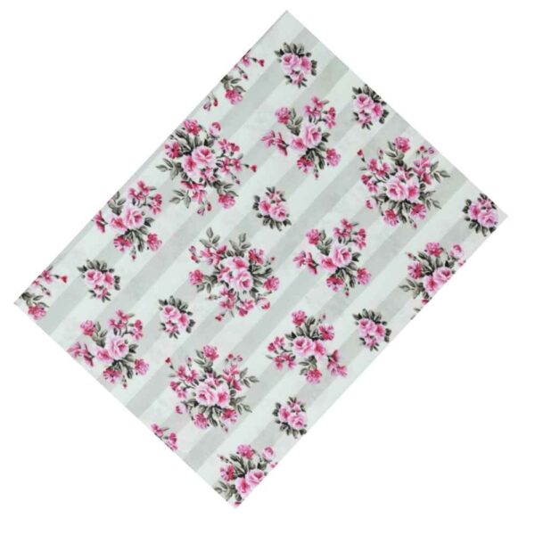 ملاءة سرير مسطحة مفردة من القطن – ناعمة وقوية، گل‌بان