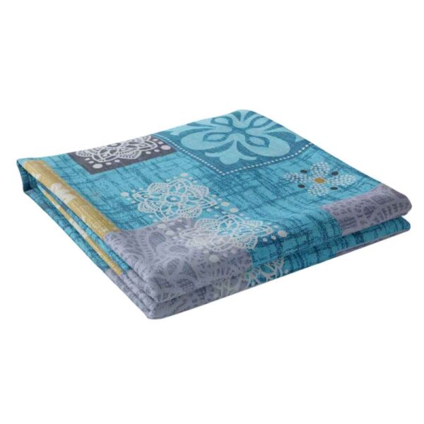 ملاءة سرير مسطحة مفردة من القطن – ناعمة وقوية، بحر