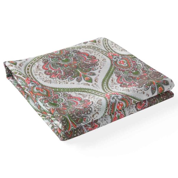 ملاءة سرير مسطحة مفردة من القطن – ناعمة وقوية، سوناتي