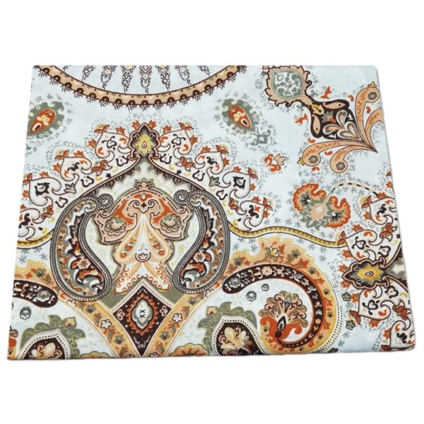 ملاءة سرير مسطحة مفردة من القطن – ناعمة وقوية، تقليدي