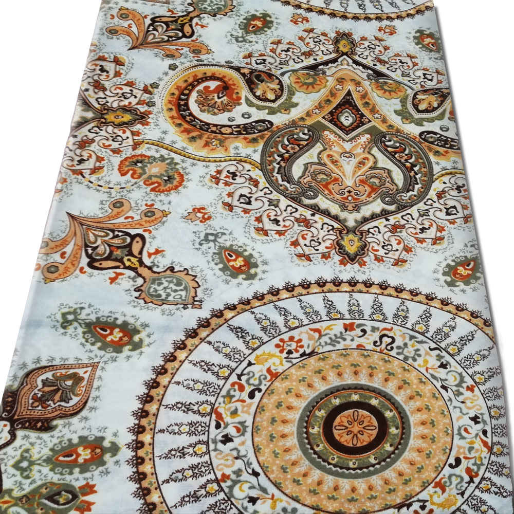 ملاءة سرير مسطحة مفردة من القطن – ناعمة وقوية، تقليدي