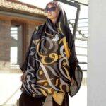 وشاح إيراني مطبوع فني وخفيف الوزن عشق