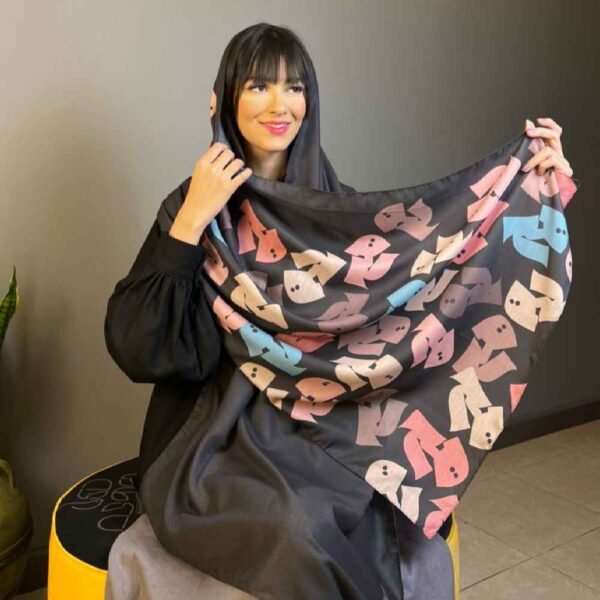 وشاح إيراني مطبوع فني وخفيف الوزن هيچ
