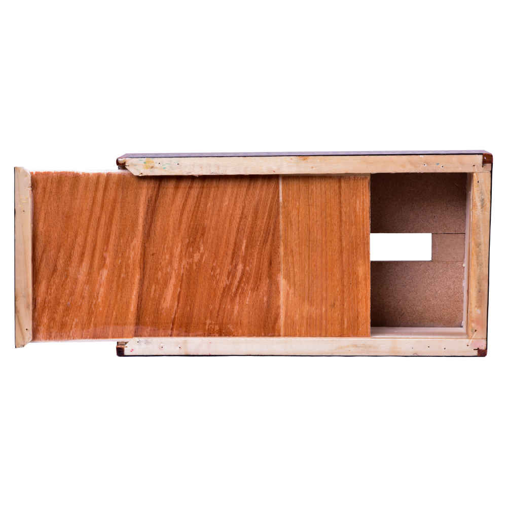 غطاء علبة مناديل خشبي إيراني مُصنع يدويًا – خاتمكاري سنا