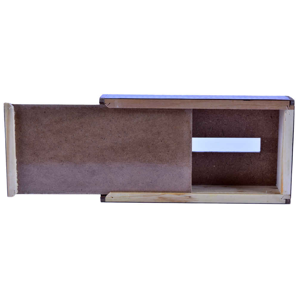 غطاء علبة مناديل خشبي إيراني مُصنع يدويًا – خاتمكاري سورنا