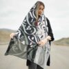 وشاح إيراني مطبوع فني وخفيف الوزن نجيب