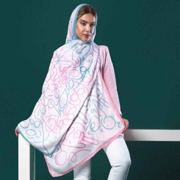 وشاح إيراني مطبوع فني وخفيف الوزن سخن