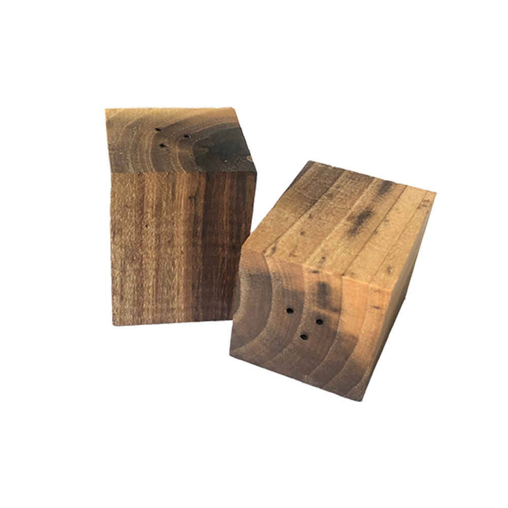 مجموعة شاكرات ملح وفلفل خشبية مينا