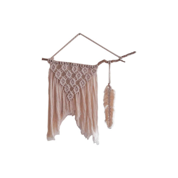 نسيج مكرامية للتعليق على الحائط بأسلوب البوهيمي أفرا