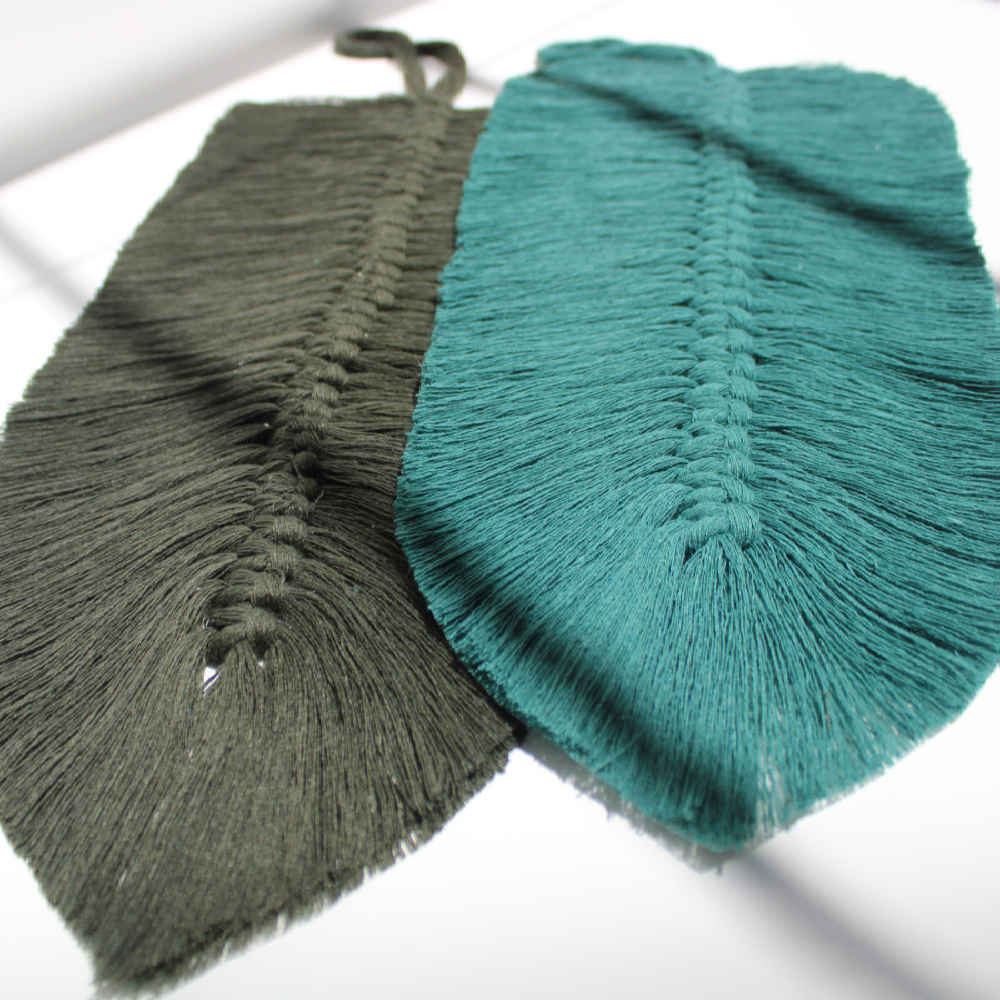 نسيج مكرامية للتعليق على الحائط بأسلوب البوهيمي برگ