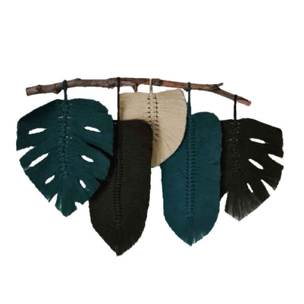 نسيج مكرامية للتعليق على الحائط بأسلوب البوهيمي برگ