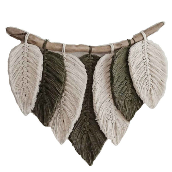 نسيج مكرامية للتعليق على الحائط بأسلوب البوهيمي هديه