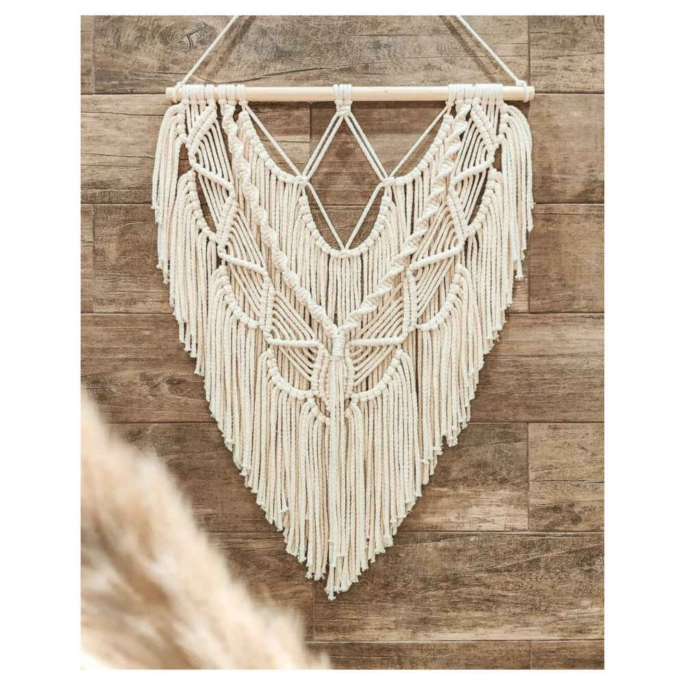 نسيج مكرامية للتعليق على الحائط بأسلوب البوهيمي پرواز