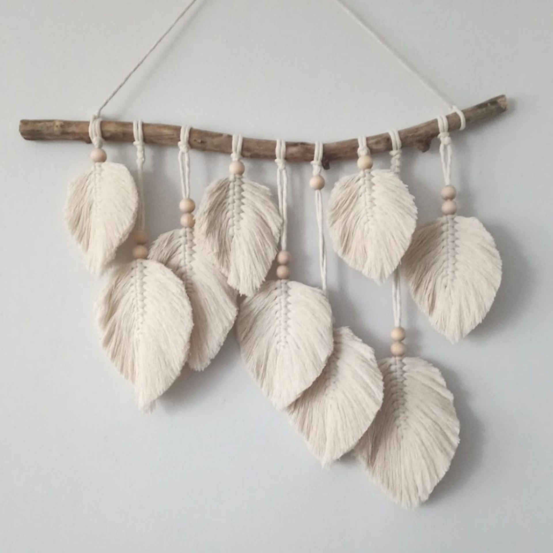 نسيج مكرامية للتعليق على الحائط بأسلوب البوهيمي رويا