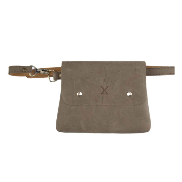 حقيبة خصر جلدية أصلية بحزام قابل للتعديل للنساء - للاستخدام اليومي