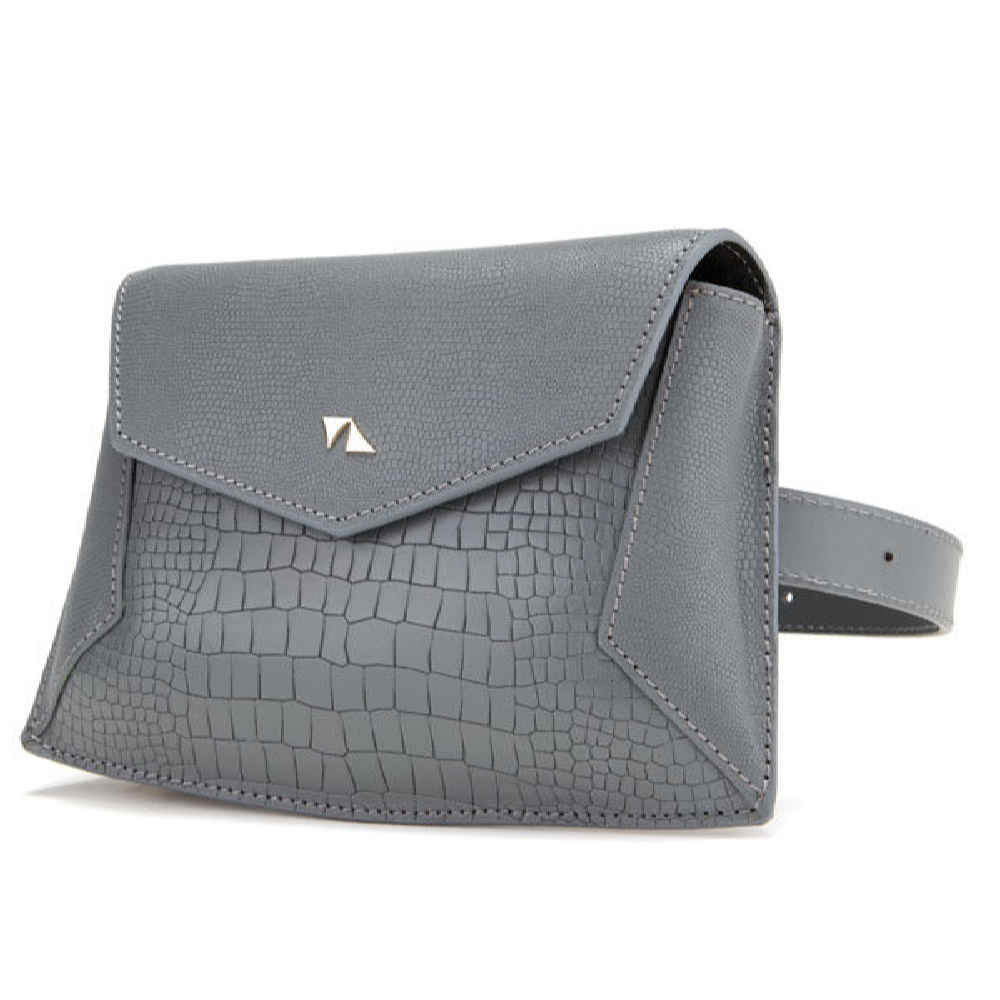 حقيبة خصر جلدية أصلية بحزام قابل للتعديل للنساء – الأساسيات اليومية